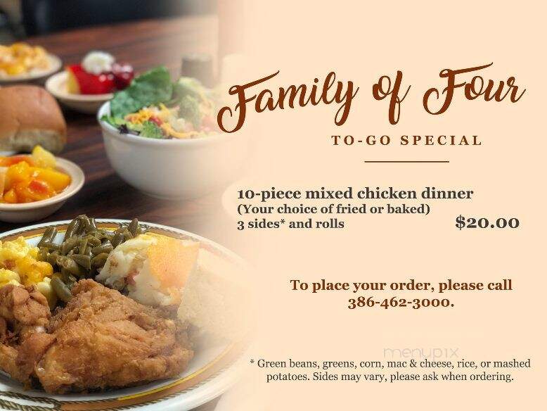 Brown's Country Buffet - Alachua, FL menu_pic