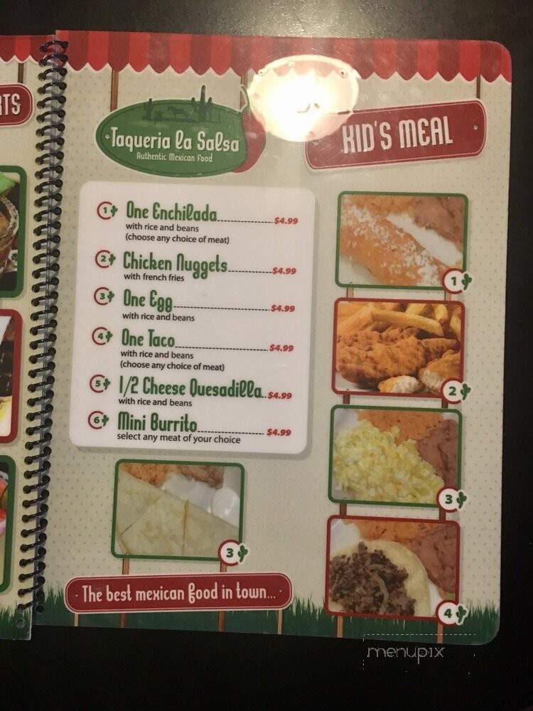 La Salsa Taqueria - Carson City, NV menu_pic