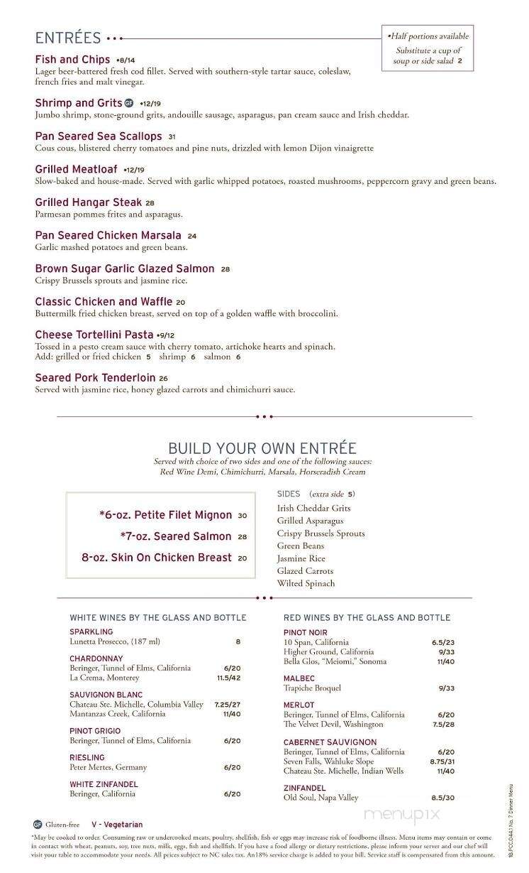 Fairwoods On 7 - Pinehurst, NC menu_pic