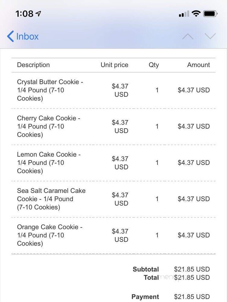 Freed's Bakery - Henderson, NV menu_pic