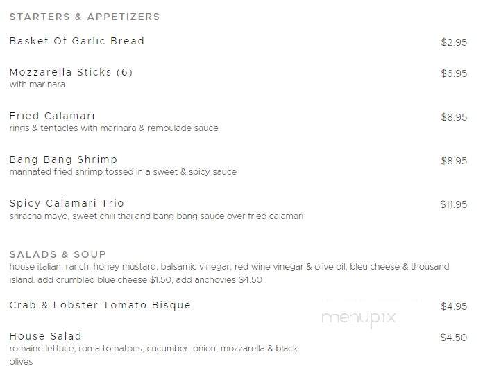 Roberto's Ristorante - Ocean Isle Beach, NC menu_pic