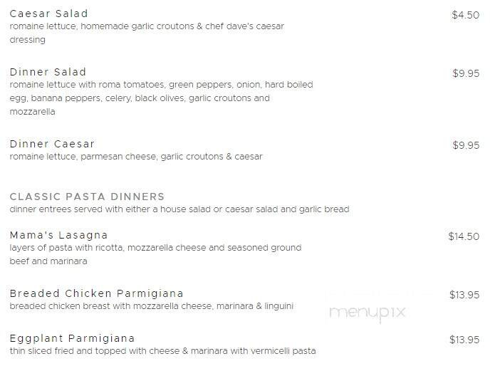Roberto's Ristorante - Ocean Isle Beach, NC menu_pic