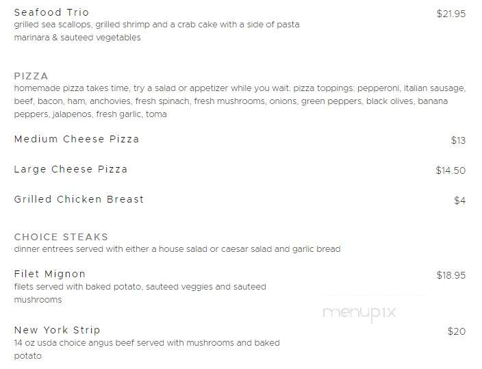 Roberto's Ristorante - Ocean Isle Beach, NC menu_pic