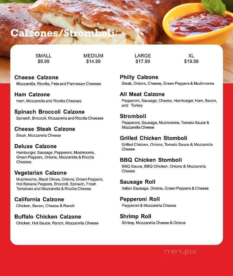 Roma Pizza & Italian Restaurant - Rogersville, TN menu_pic