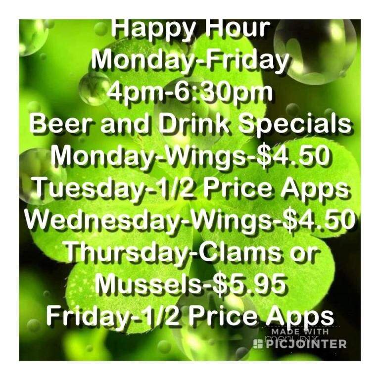 Justin's Carriage House - Skippack, PA menu_pic