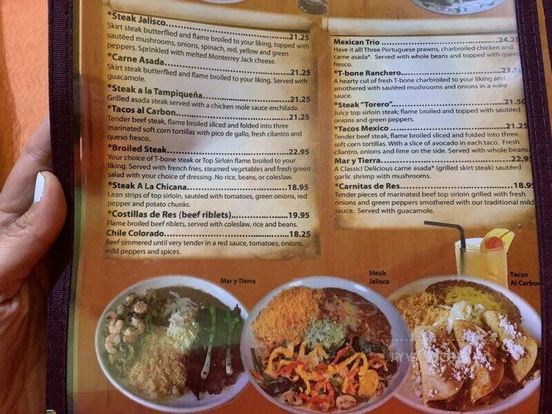 Guadalajara Mexican Restaurant - Peyton, CO menu_pic