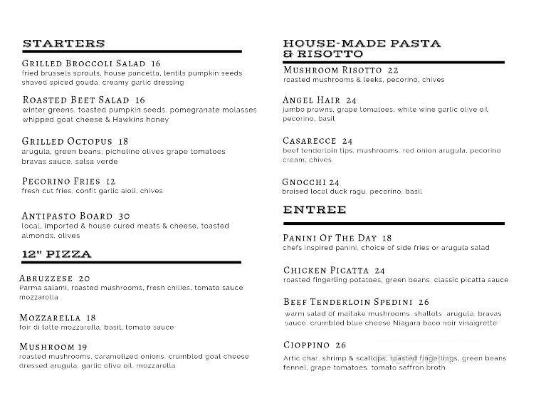 Abruzzi - London, ON menu_pic