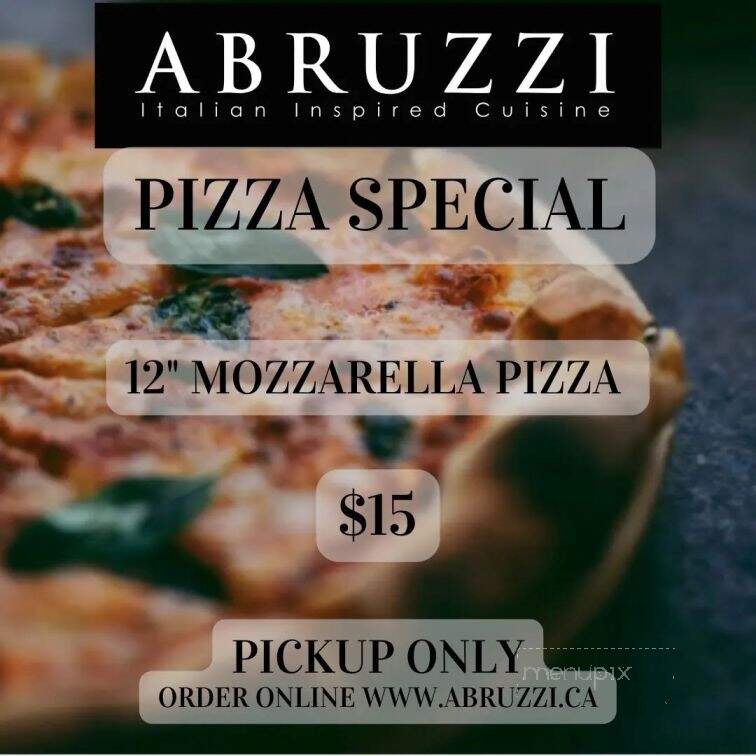 Abruzzi - London, ON menu_pic