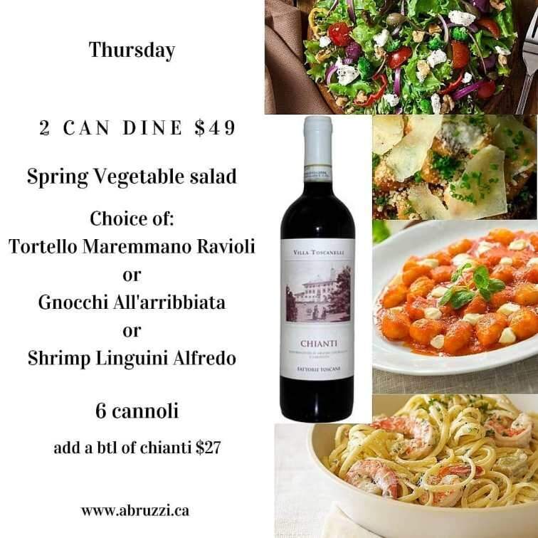 Abruzzi - London, ON menu_pic