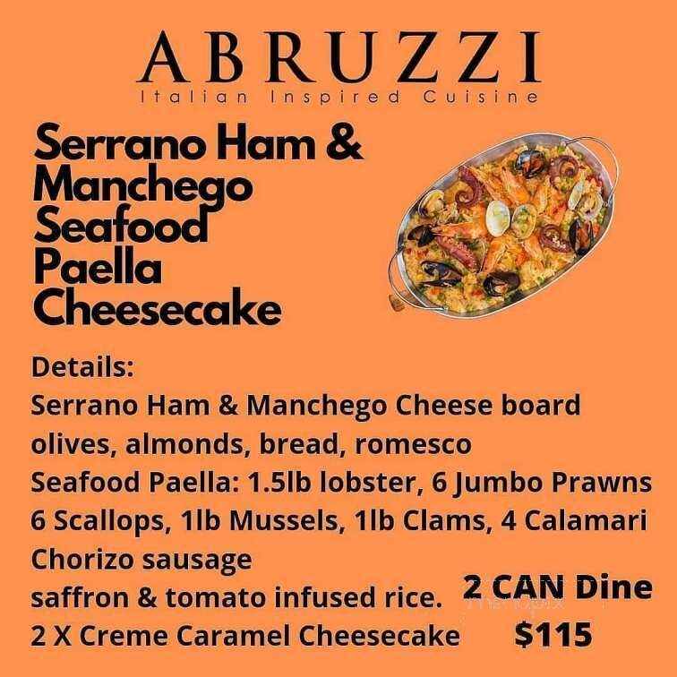 Abruzzi - London, ON menu_pic