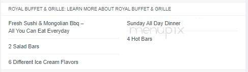 Royal Buffet & Grille - Medina, OH