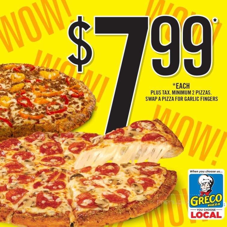 Greco Pizza - Summerside, PE