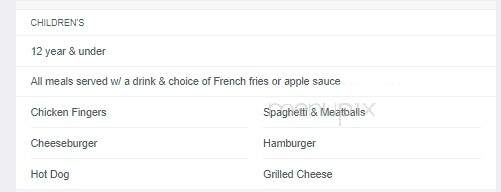 Cheap Charlie's Restaurant - Bloomfield, NY menu_pic