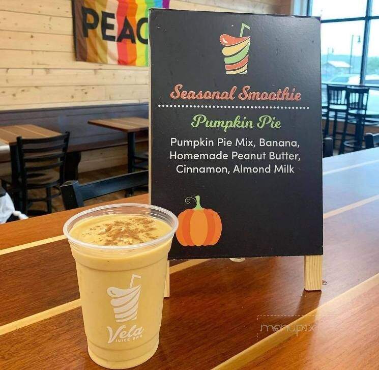 Vela Juice Bar - Plymouth, MA menu_pic