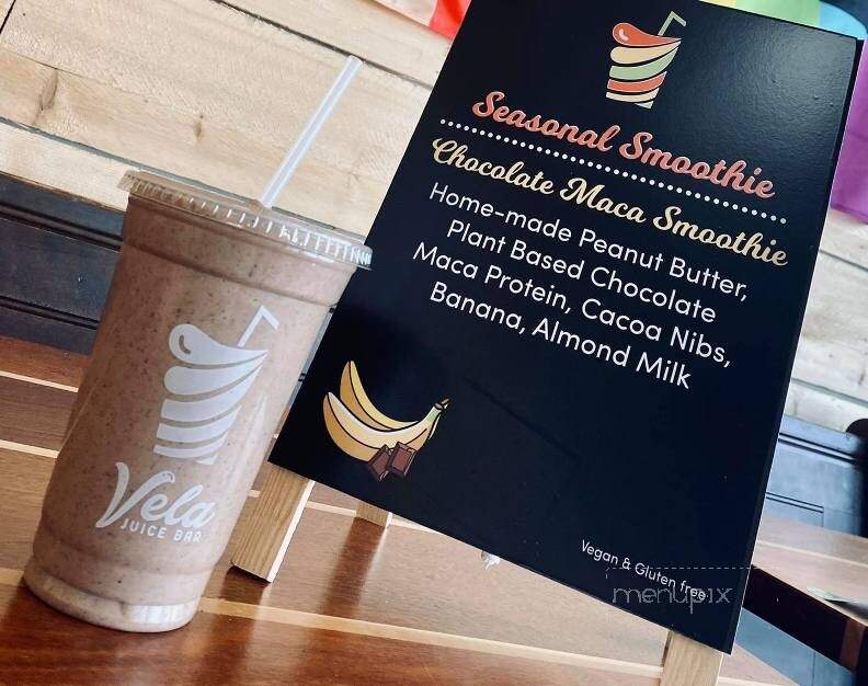 Vela Juice Bar - Plymouth, MA menu_pic