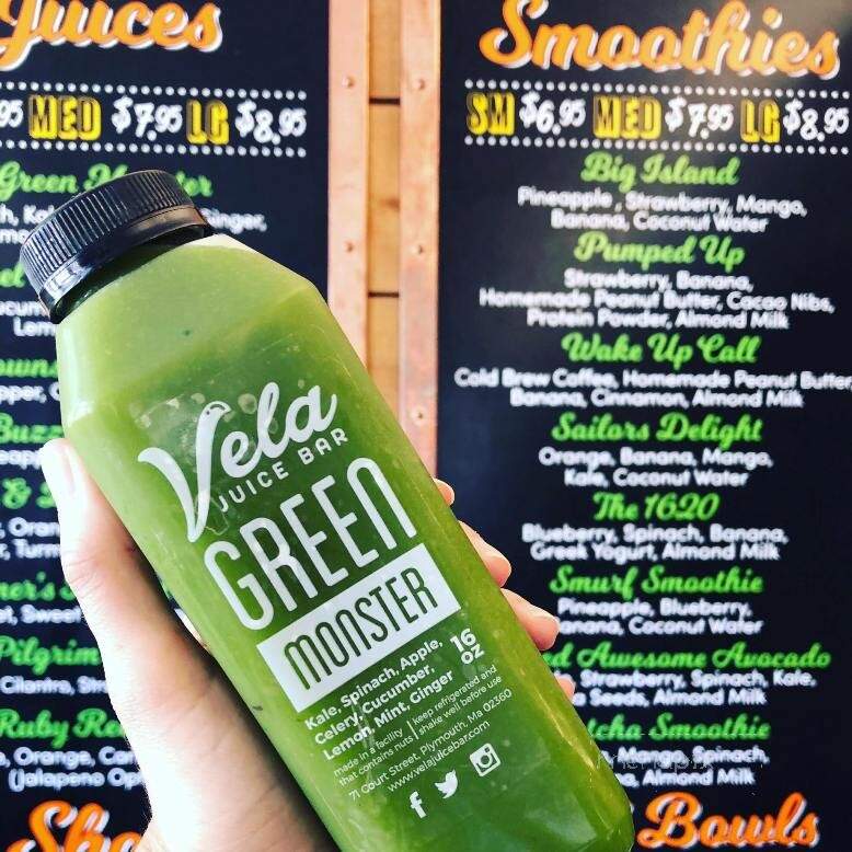 Vela Juice Bar - Plymouth, MA menu_pic