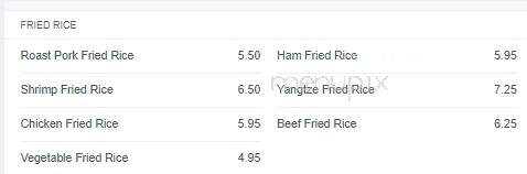 Yangtze Chinese Restaurant - Chardon, OH menu_pic