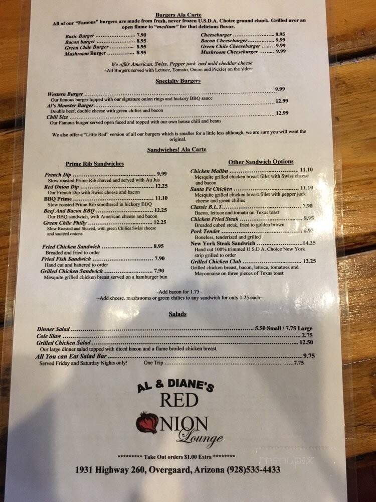 Red Onion Bar & Grill - Heber, AZ