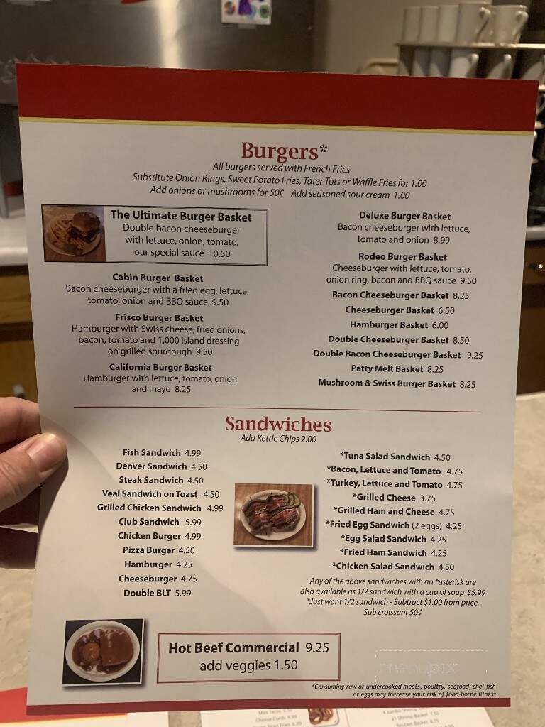 Charlie's Cafe - Freeport, MN menu_pic