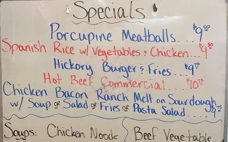 Charlie's Cafe - Freeport, MN menu_pic