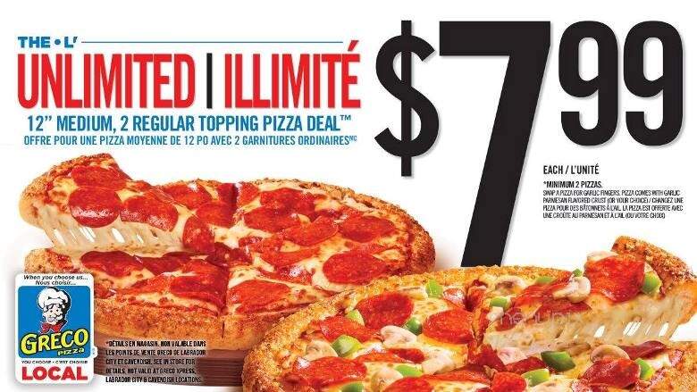 Greco Pizza - Sussex, NB menu_pic
