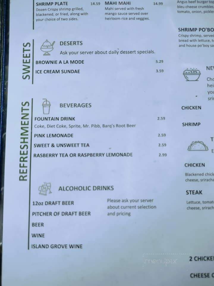 The Wrap Shack - Hawthorne, FL menu_pic