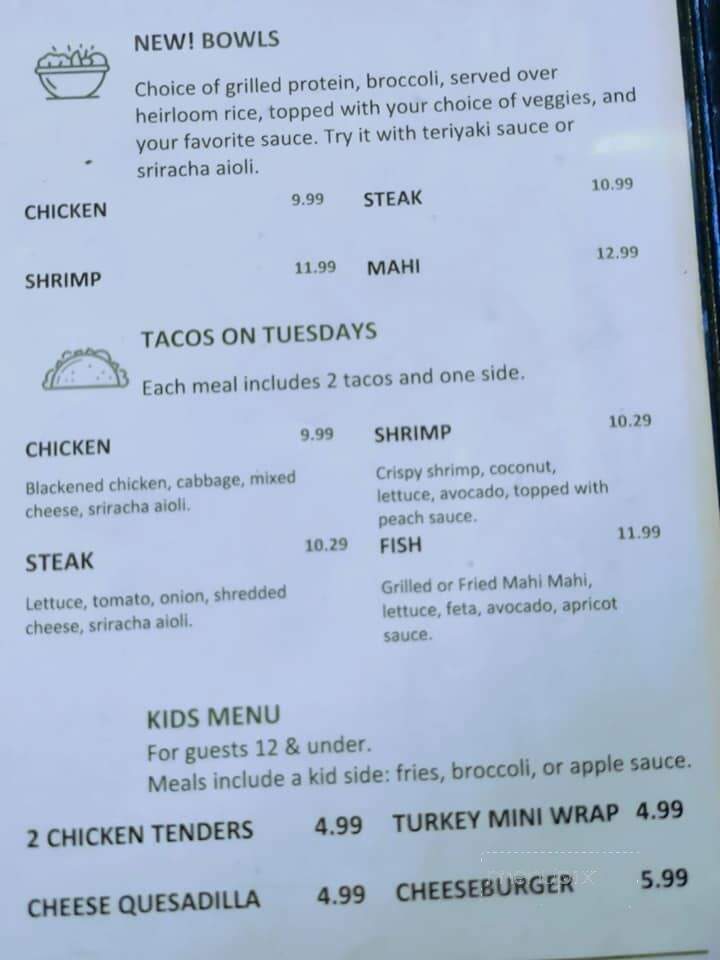 The Wrap Shack - Hawthorne, FL menu_pic