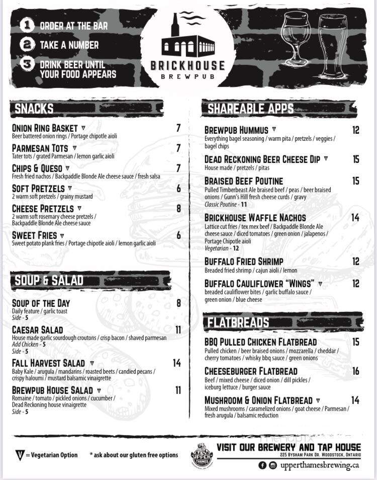 Brickhouse Brewpub - Woodstock, ON menu_pic