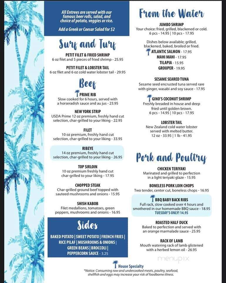 Waterfrontoo - Nokomis, FL menu_pic
