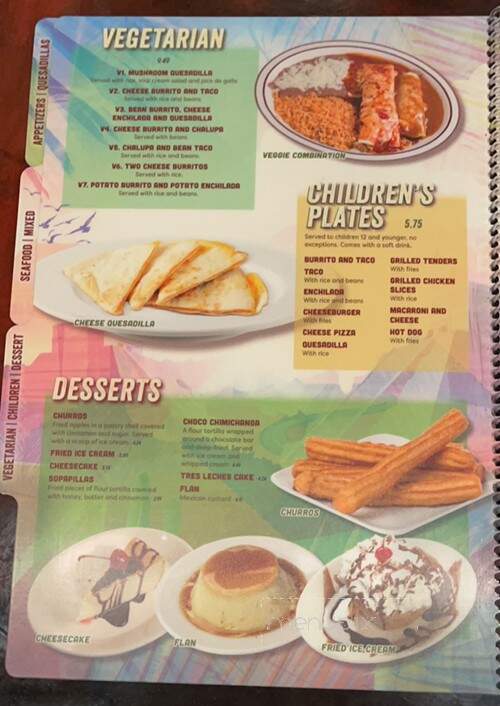 Las Trancas - Ripley, WV menu_pic