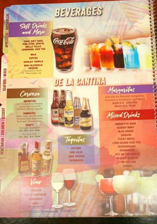 Las Trancas - Ripley, WV menu_pic