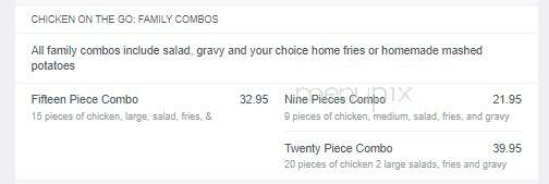 Granny's Chicken & Grill - Port Alberni, BC menu_pic