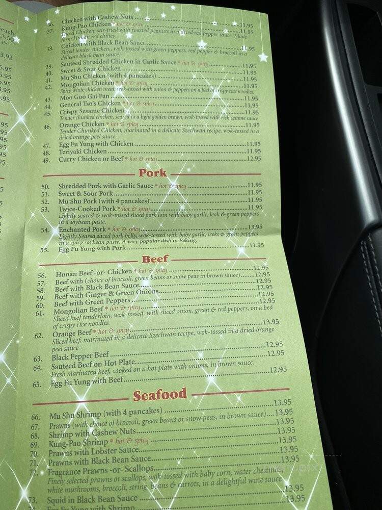 Fortune Star Chinese Restaurant - Sequim, WA menu_pic