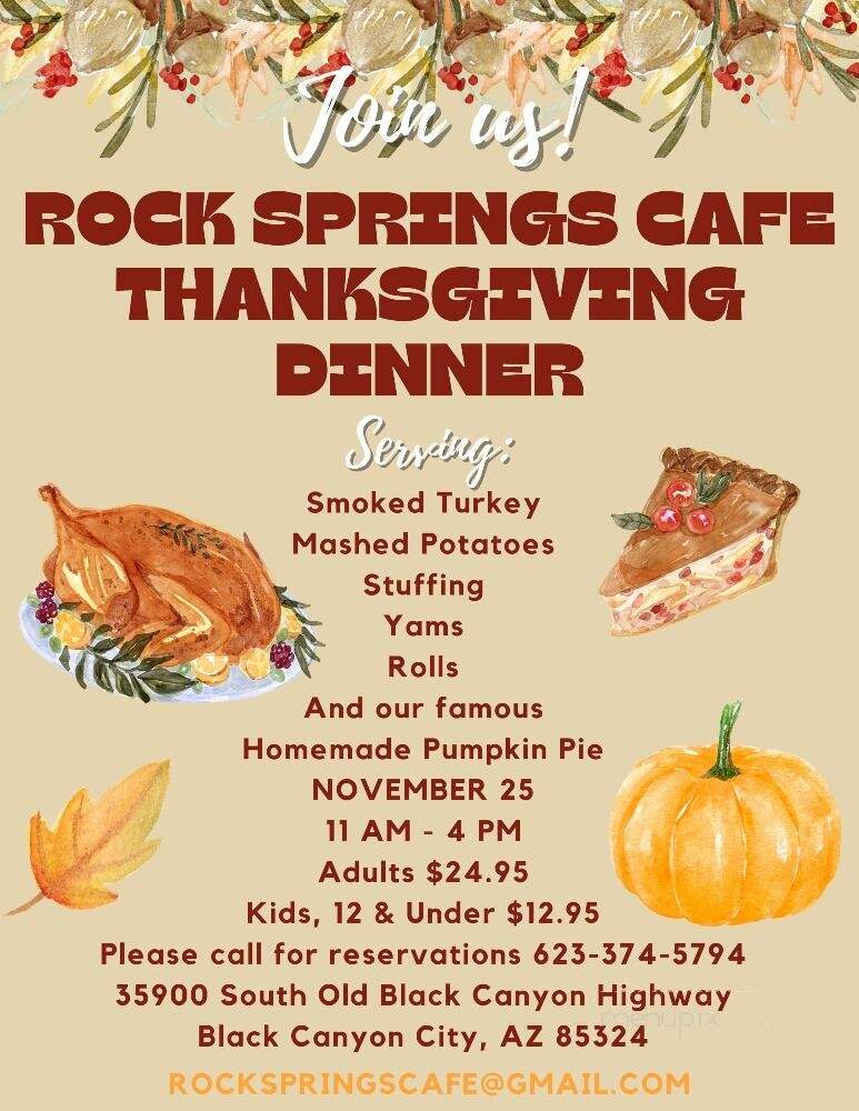 Rock Springs Cafe - Black Canyon City, AZ
