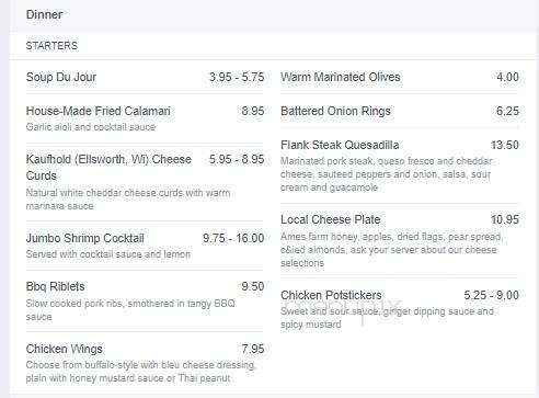 Lafayette Club - Minnetonka Beach, MN menu_pic
