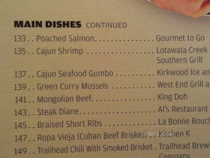 King Doh Chinese Restaurant - Kirkwood, MO menu_pic