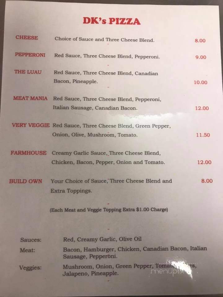 D K's Drive In - Ephrata, WA menu_pic