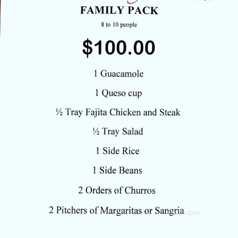 Riviera Maya - Rockaway, NJ menu_pic