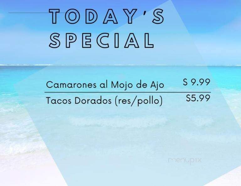 La Bocanita - Rio Rico, AZ menu_pic