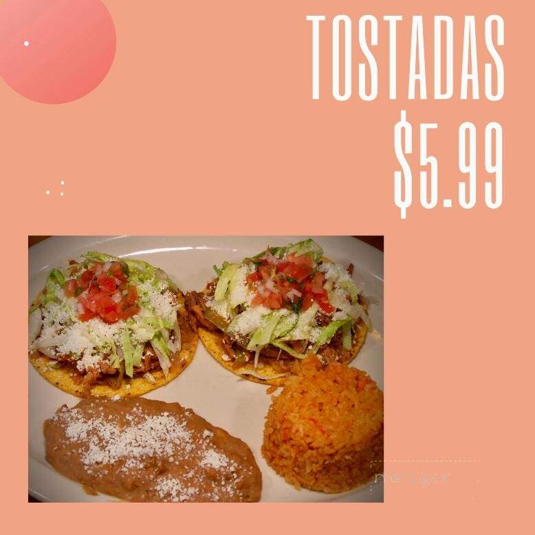 La Bocanita - Rio Rico, AZ menu_pic
