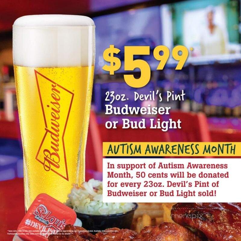 St. Louis Bar & Grill - Pickering, ON menu_pic