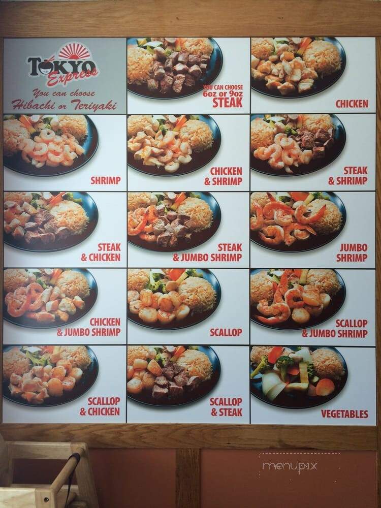 Tokyo Express - Belton, SC menu_pic