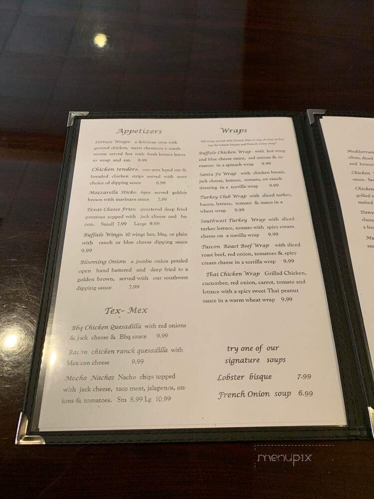 Jackie Blu's - Bryan, OH menu_pic