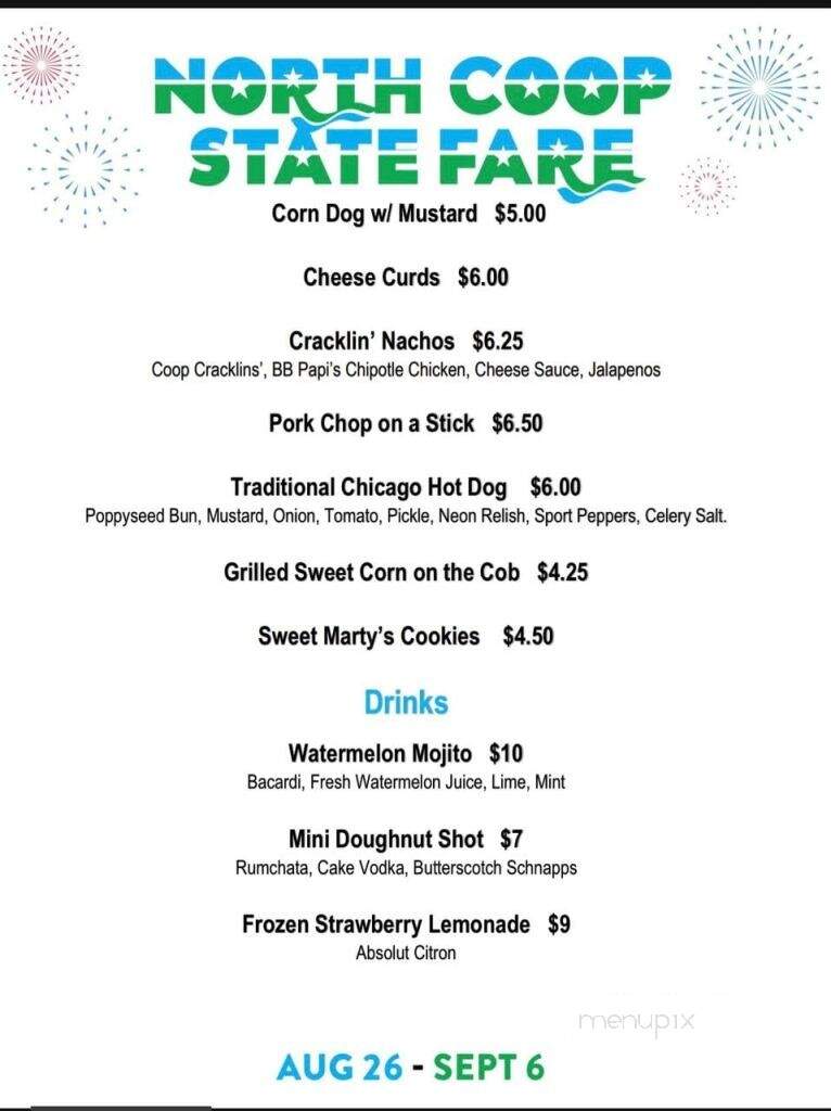 North Coop - Excelsior, MN menu_pic