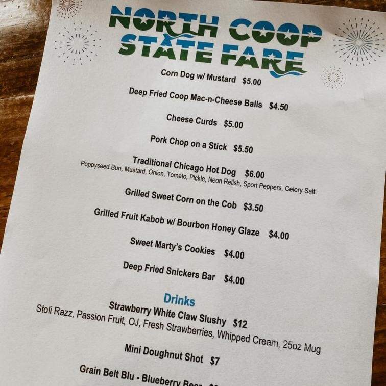 North Coop - Excelsior, MN menu_pic