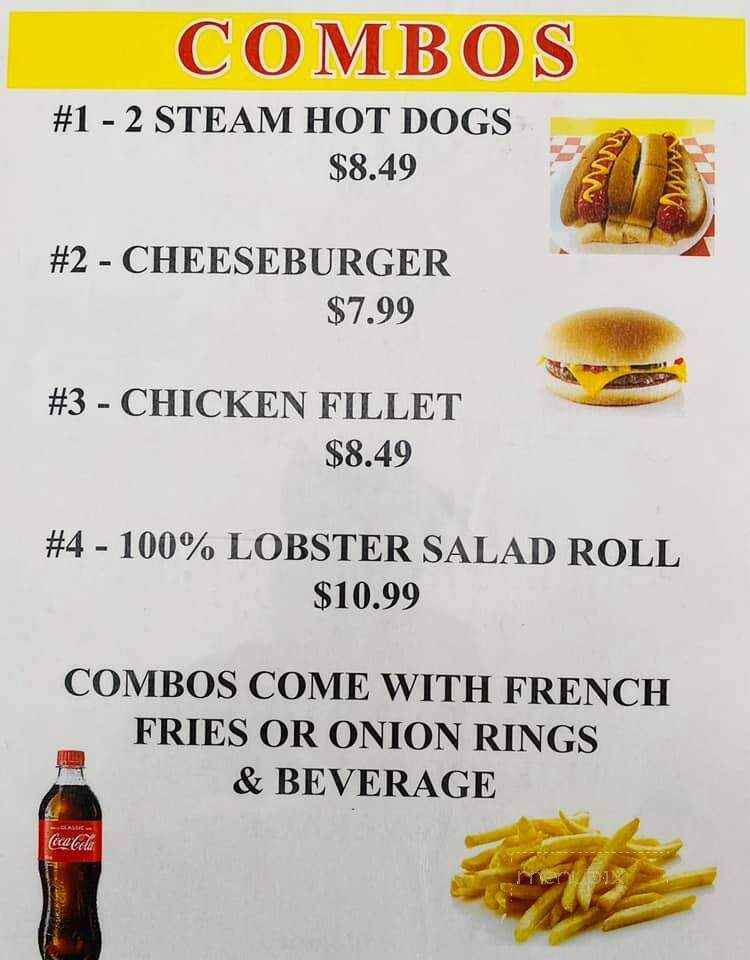 Simones' Hot Dog Stand - Lewiston, ME menu_pic