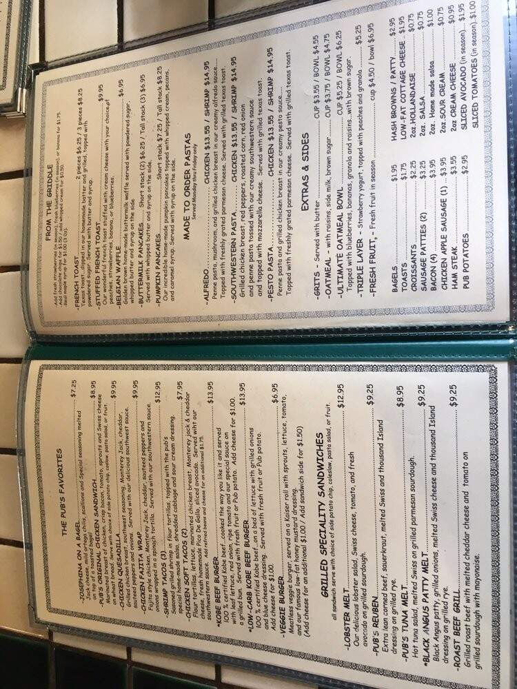 Coffee Pub - Las Vegas, NV menu_pic