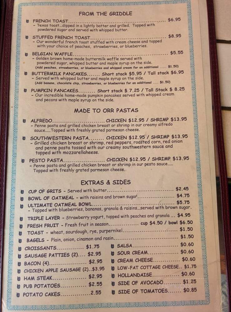 Coffee Pub - Las Vegas, NV menu_pic