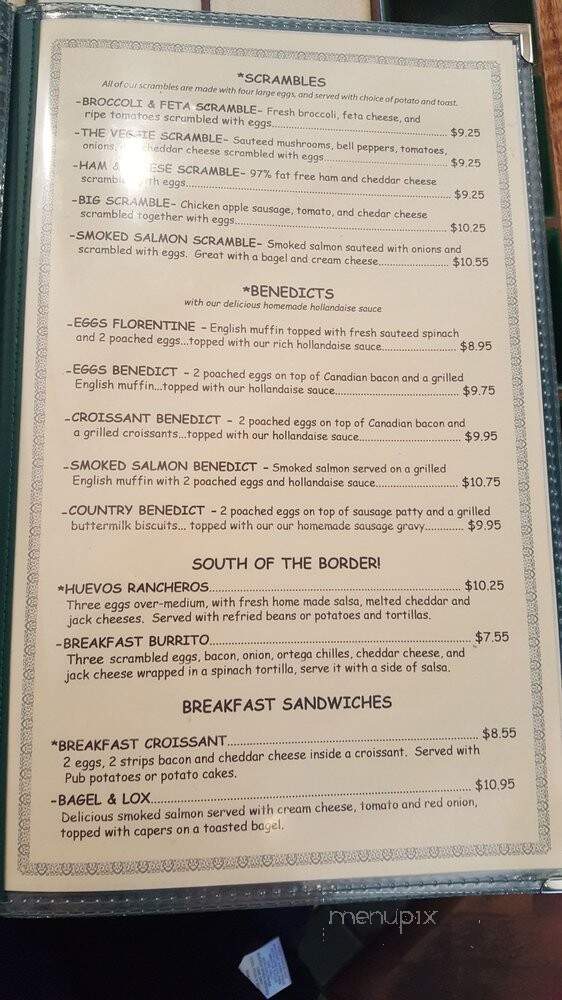 Coffee Pub - Las Vegas, NV menu_pic