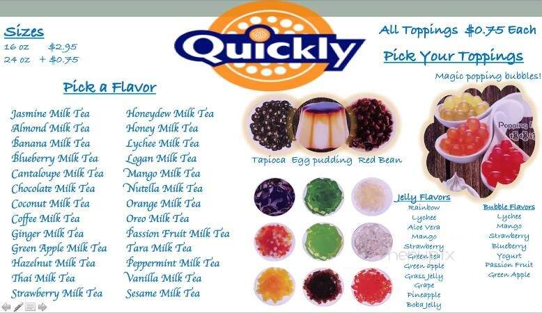 Quickly Asian Fusion Cafe - Mobile, AL menu_pic